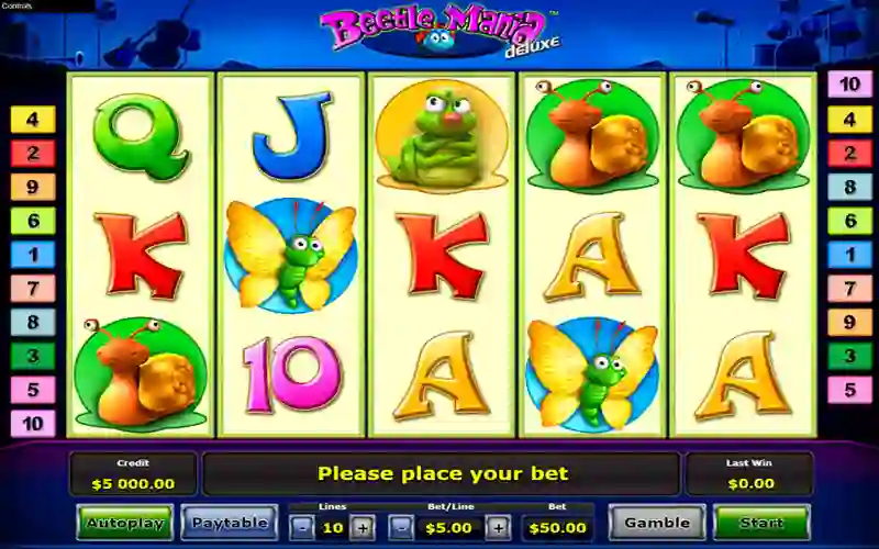 Играть в Beetle Mania Deluxe!