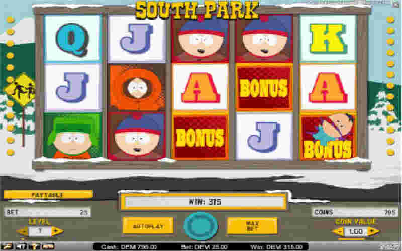 игровой автомат south park